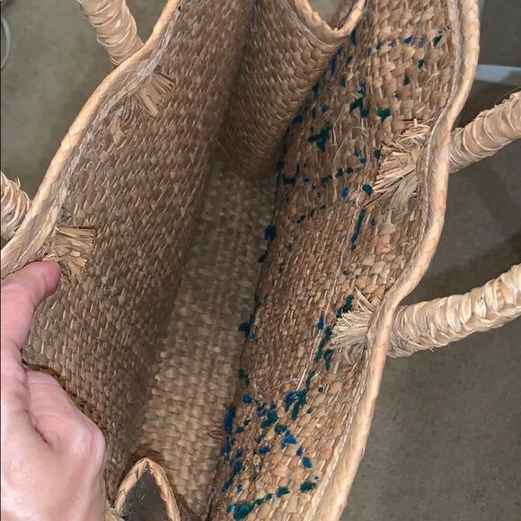 Vtg Acapulco woven beach bag - Picture 4 of 6